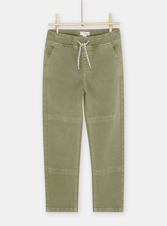Pantalón caqui con costuras para niño SOKYOPAN / 23W902I1PAN604