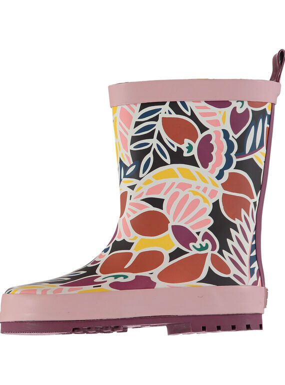 Botas de agua multicolor para niña GFBPAOP / 19WK35G3D0C030