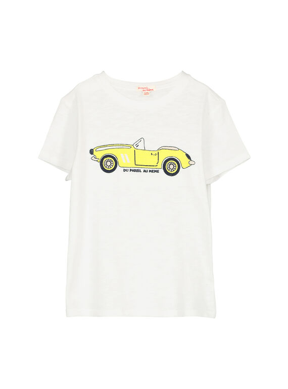 Camiseta con estampado de coche para niño FOPOTI / 19S902C1TMC000
