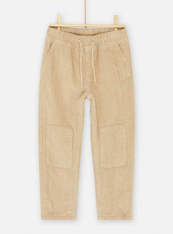 Pantalón beige de pana SOLOPAN / 23W902R1PAN080