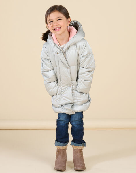 Anorak con capucha plateado PALONDOUN2 / 22W901G1D3E956