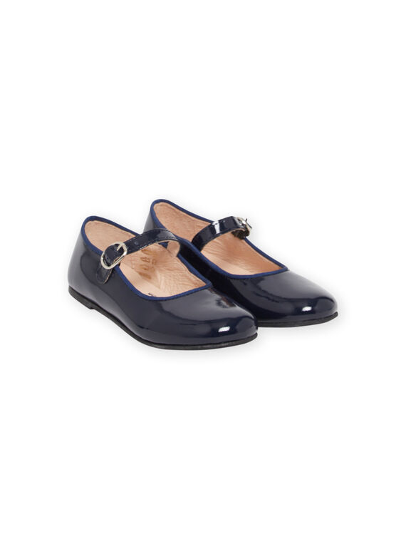 Salomés azul marino con brillo para niña NABABRIDEM / 22KK3552D13070