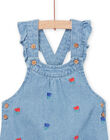 Peto vaquero con bordado floral RINAUSAL / 23SG09N1SALP269