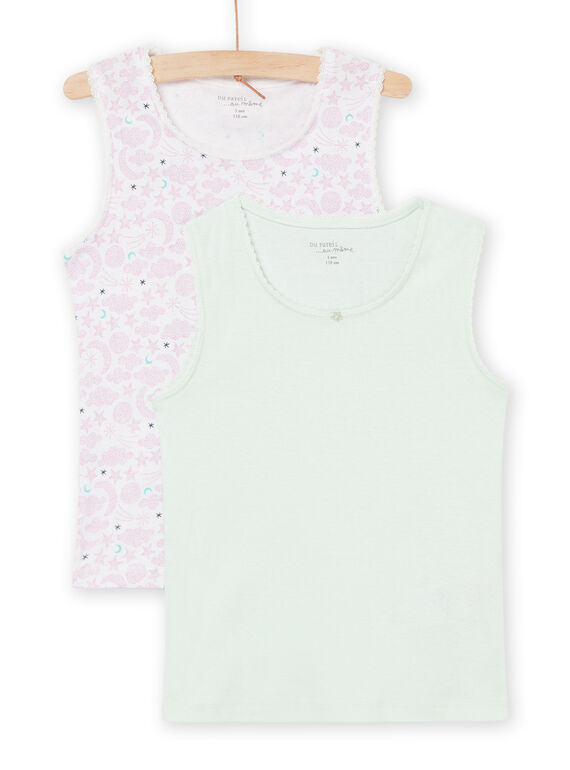 Pack de 2 camisetas de tirantes PEFADESKY / 22WH1142HLI001