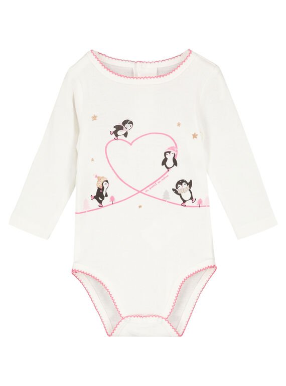 Body de color crudo para niña recién nacida GEFIBODY / 19WH13N6BDL001