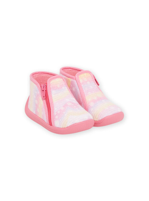Botines rosas con estampado de fantasía para bebé niña NIPANTROSE / 22KK3711D0A030