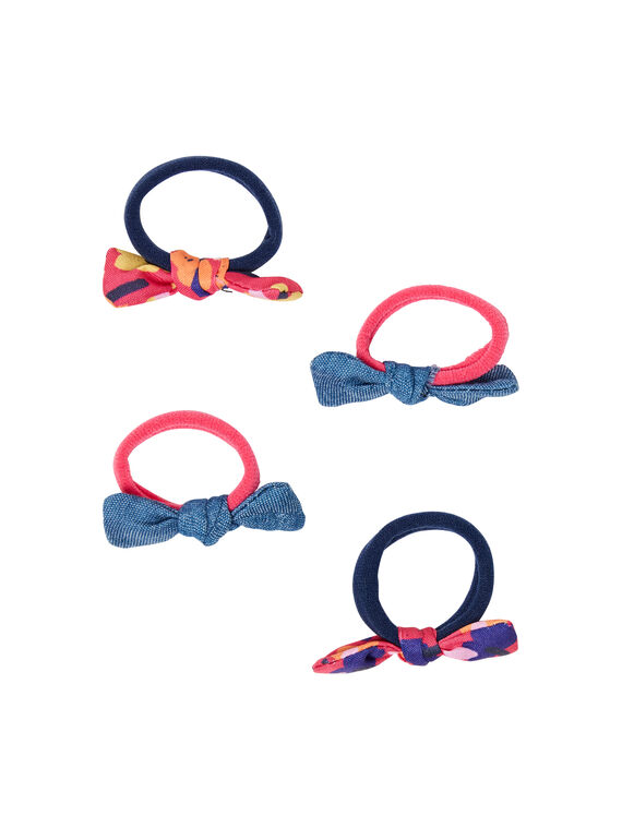 Pack de 4 gomas para el pelo a juego, para niña LYANAUELA1 / 21SI0173ELAF507