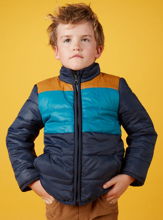 Parka 3 en 1 de color azul marino para niño KOGROPAR4 / 20W902K1PAR705