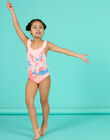 Bañador rosa empolvado para niña NYAMER4 / 22SI01L4MAID327