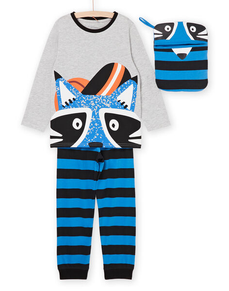 Pijama con estampado de mapache 3 prendas : comprar online - Pijamas DPAM
