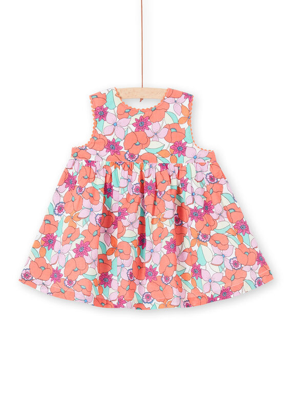 Vestido floral para bebé niña LIVIROB1 / 21SG09U1ROB000