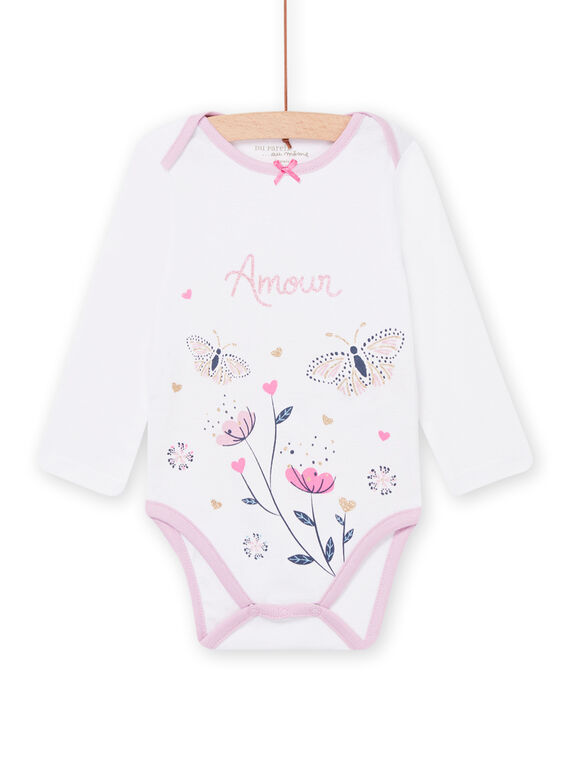 Body de manga larga PEFIBODBUT / 22WH1342BDL001