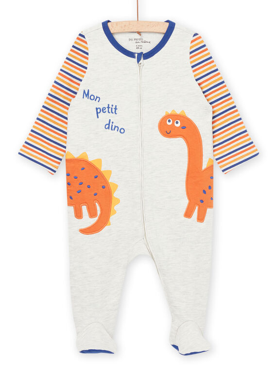 Pelele con estampado de dinosaurios. PEGAGREDIN / 22WH1423GRE006