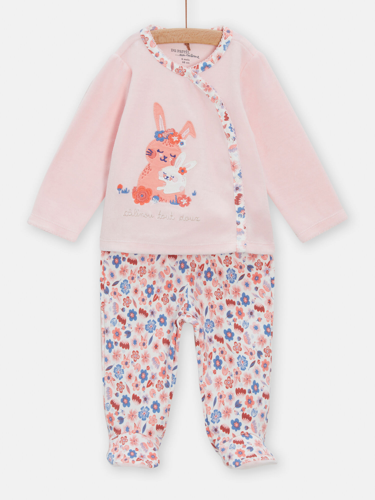 Pijama terciopelo bebe discount niña