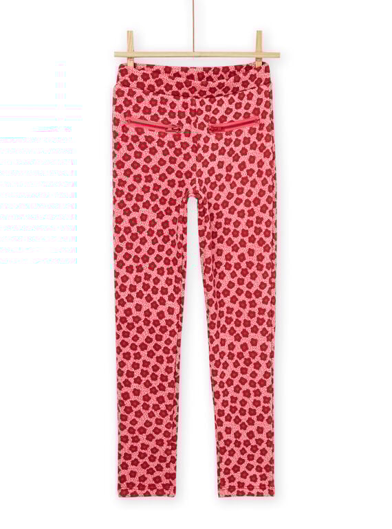 Pantalón elástico con estampado floral PAPRAPANT1 / 22W901S2PAND324