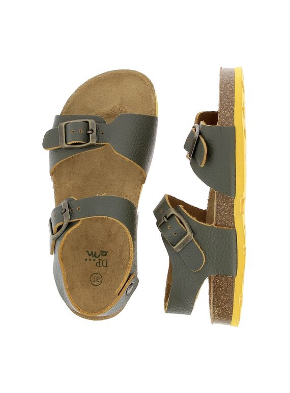 Boys' leather sandals CGNUKAKI / 18SK36W8D0E604