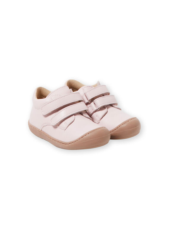 Botines de color rosa pastel para bebé niña JBFBOTIFLER / 20SK37Y1D0F301