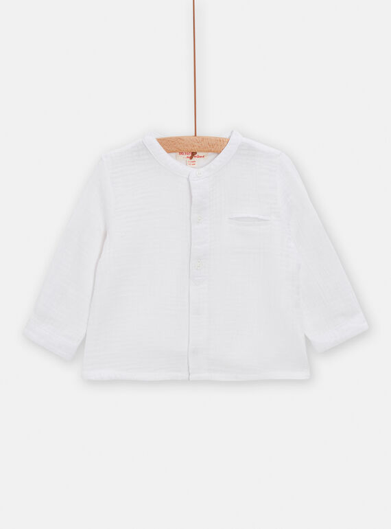 Camisa blanca para bebé niño TUPOCHEM / 24SG10M1CHM000