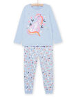 Pijama con estampado de unicornio REFAPYJUNI / 23SH1151PYJC236