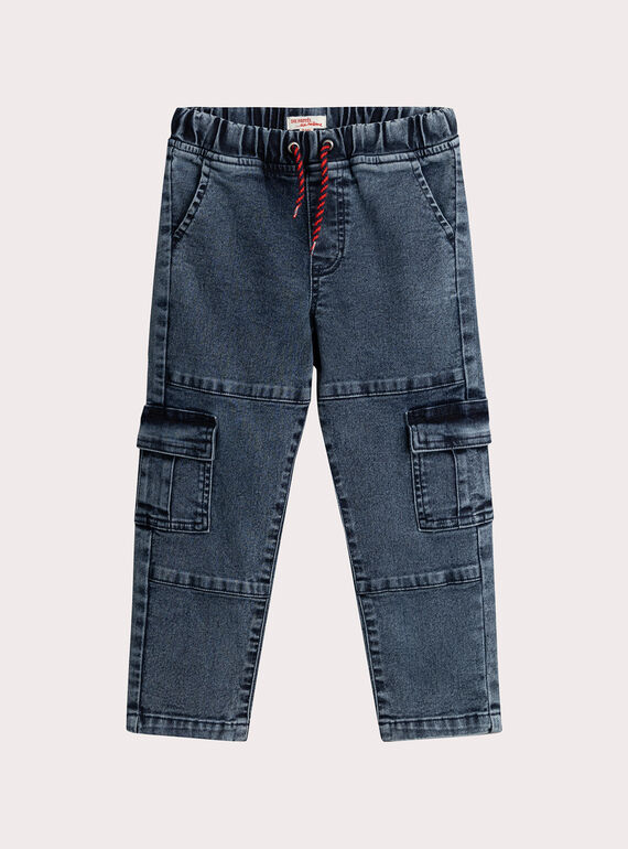 Vaqueros de mezclilla de carga para niños  VOROJEAN / 24W902P1JEAP269