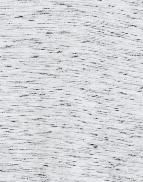 Camiseta de color gris jaspeado con estampado de cebra para niño LOBLETEE3 / 21S902J2TMLJ920