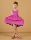 Vestido azul y rosa reversible RAJUNROB2 / 23S901U2ROBC209