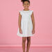 Vestido con bordado floral