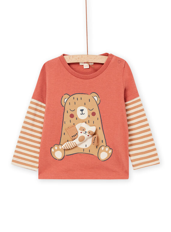 Camiseta con dibujo de peluche en 3D PUPRATEE2 / 22WG10S1TML408