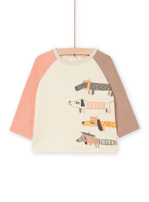 Camiseta reversible con estampado de perros RUSUNTEE1 / 23SG10K3TML005