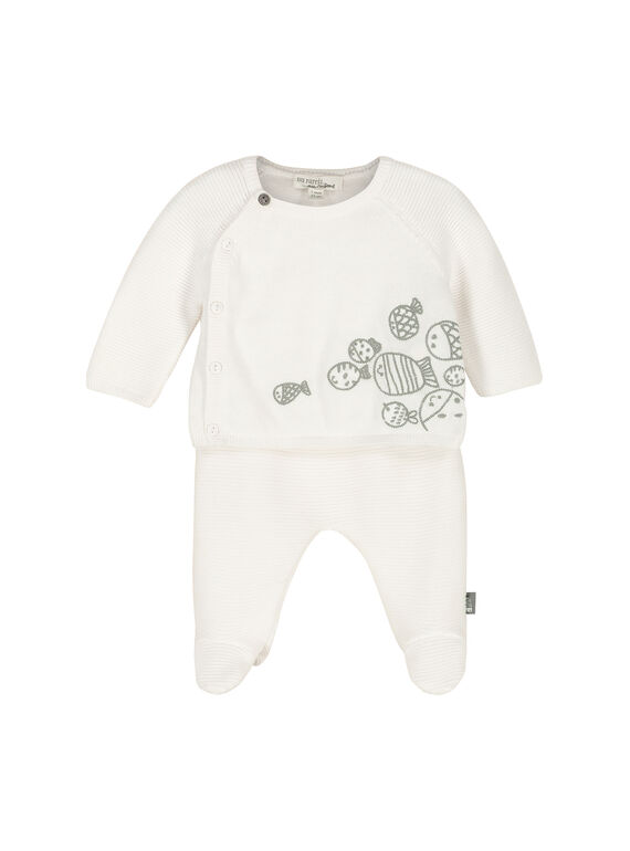 Conjunto de cárdigan y pantalón para bebé unisex FOU1ENS4 / 19SF7711ENS000