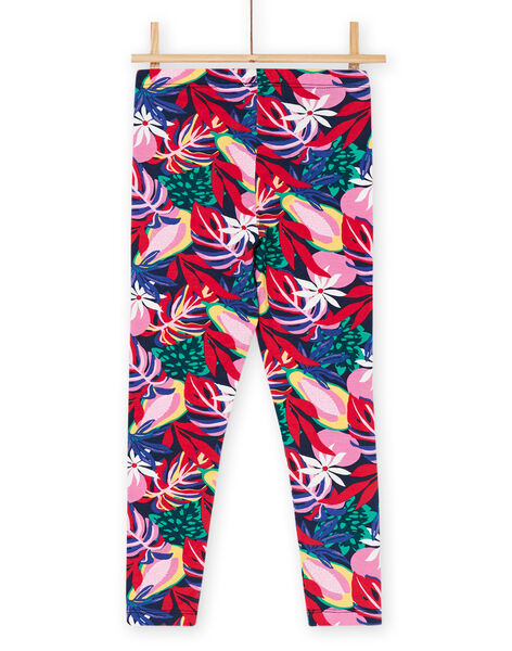Leggings multicolor con estampado de flores RYANAULEG1 / 23SI01N1CAL070