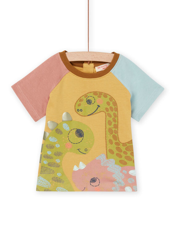 Camiseta de manga corta de estampado de dinosaurios RUMAGTI1 / 23SG10T1TMCB112