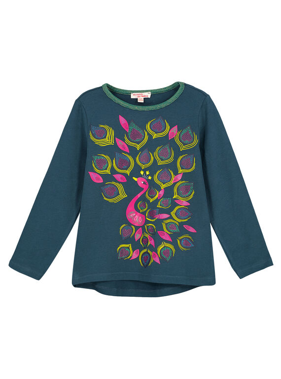 Camiseta de cuello elástico de lúrex GATUTEE2 / 19W901Q3TML714