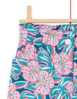 Short azul y rosa para niña NAFICSHORT1 / 22S901U3SHO715