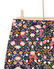 Falda de terciopelo con estampado floral PARHUJUP / 22W901Q1JUPC205