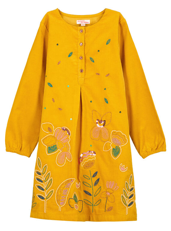 Vestido Amarillo Du Pareil Au Meme GAJAUROB1 / 19W901H3ROBB107