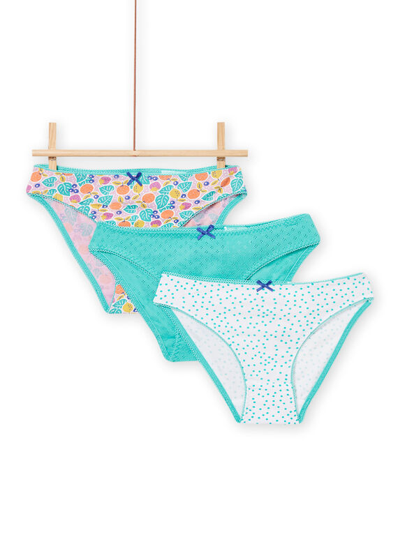 Pack de 3 braguitas de fantasía para niña NEFALOTFRU / 22SH11J3D5LH700