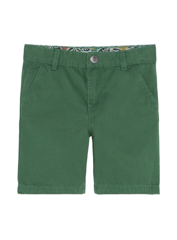 Bermudas color verde para niño JODUBER4 / 20S902O2BER601