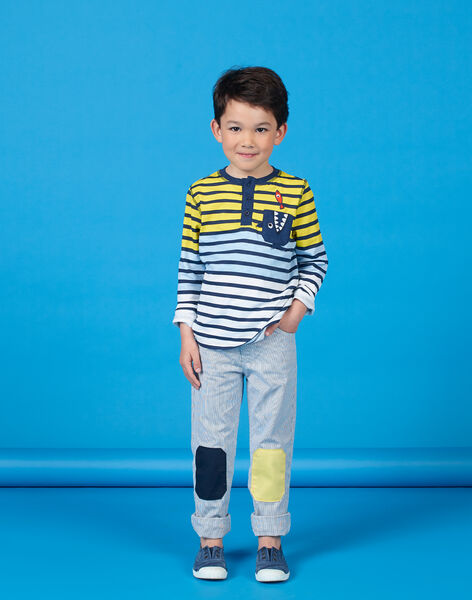 Galleta Esperar sagrado Pantalón de rayas para niño : comprar online - Catálogo DPAM | DPAM
