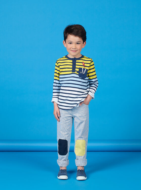 Pantalón de rayas para niño LONAUPAN / 21S902P1PAN070