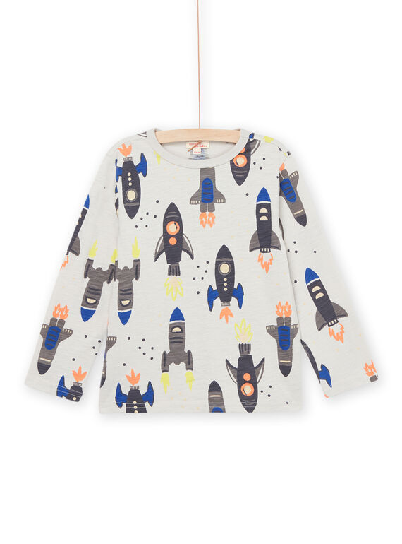 Camiseta con estampado de cohete PORETEE2 / 22W902T3TML904