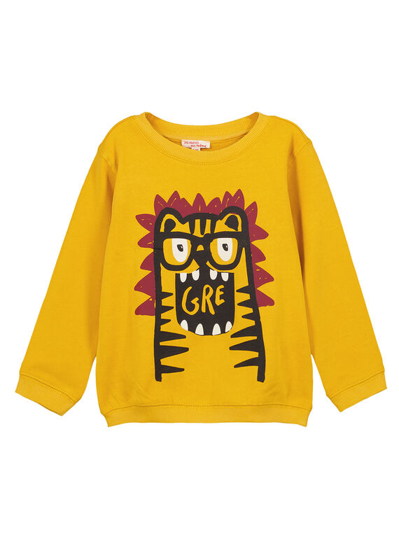 Sudadera ligera con cuello redondo Ocre GOJOSWE4 / 19W90244SWBB116