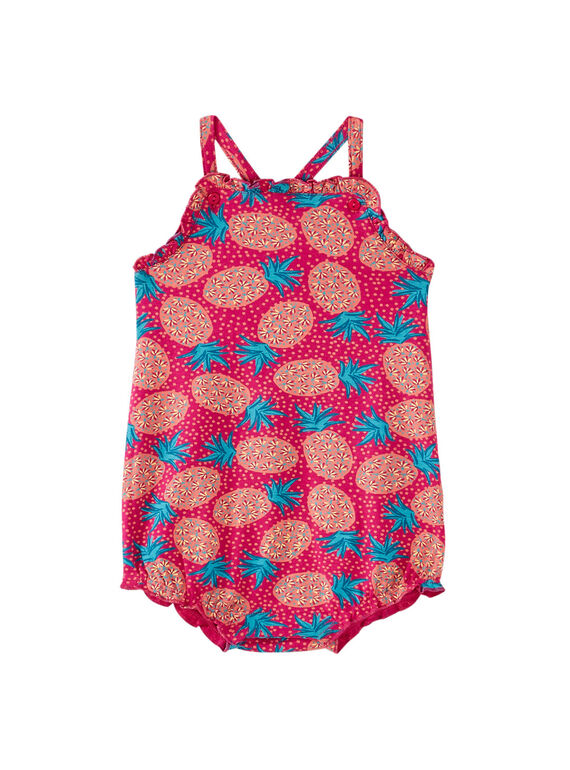 Pelele estampado para bebé niña JIPLABAR1 / 20SG09X1BAR310
