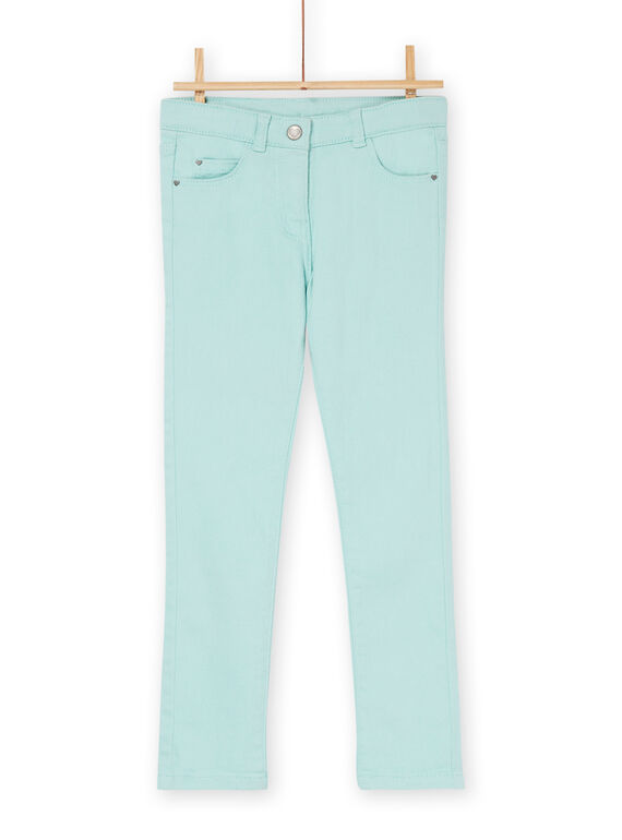 Pantalón slim fit verde agua RAJOPANT3 / 23S90173PAN614