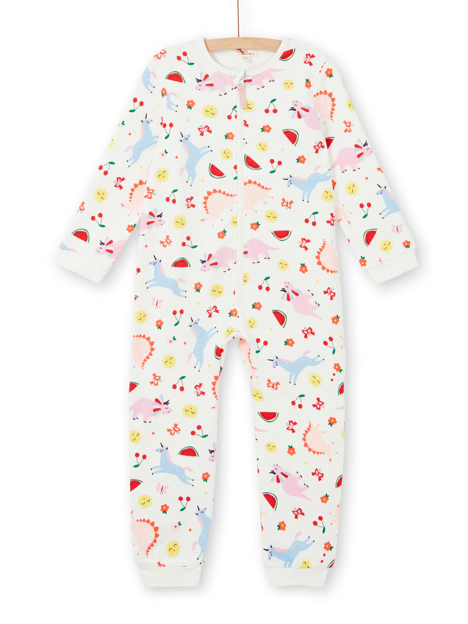 Sobrepijama de mulet n cepillado con estampado de fantas a para ni a