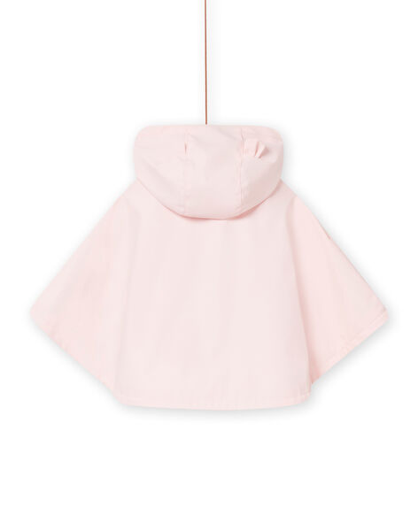 Capa de color rosa empolvado para bebé niña NIGACAP / 22SG09D1CPED327