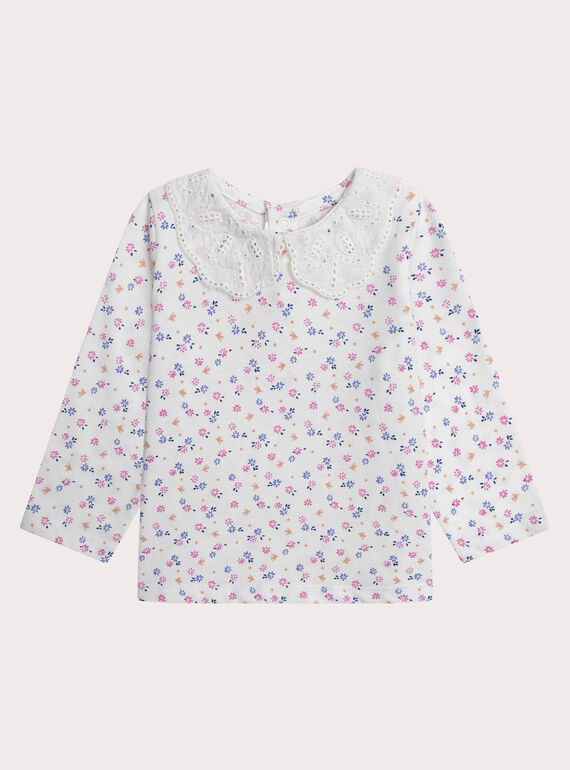 Rebeca floral para bebé niña XIBLUBRA1 / 25WG09N2BRA001