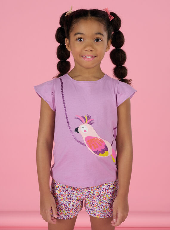 Camiseta con estampado de loro RANEOTI3 / 23S901O2TMC326