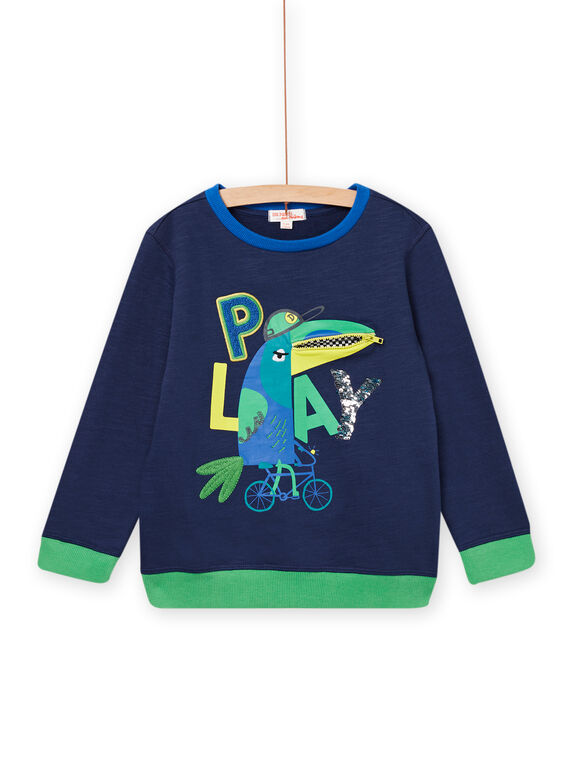 Sudadera de lentejuelas reversibles para niño NOGASWE / 22S902O1SWE705