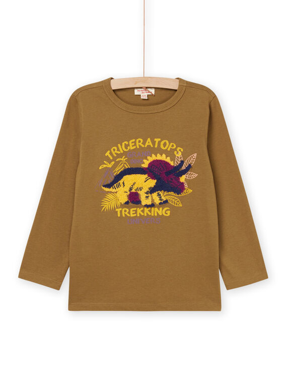 Camiseta con estampado multitécnico dinosaurio y texto ROMAGTEE / 23S902T1TMLG631